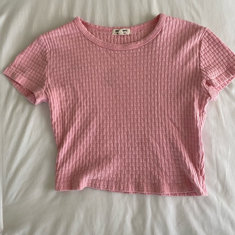Pink Crop Top